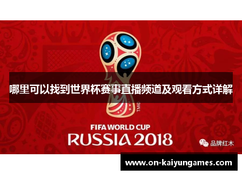 哪里可以找到世界杯赛事直播频道及观看方式详解