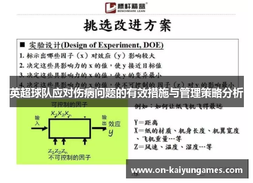 英超球队应对伤病问题的有效措施与管理策略分析